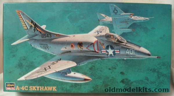 Hasegawa 1/48 A-4C Skyhawk - VA-15 Valions USS Forrestal / VA-153 Blue Tails USS Coral Sea, PT22 plastic model kit